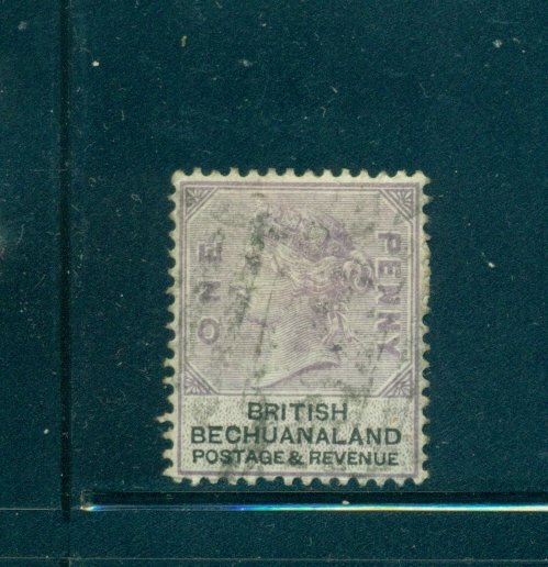 Br. Bechuanaland - Sc# 11. 1887 1p Victoria. Used. $4.75.