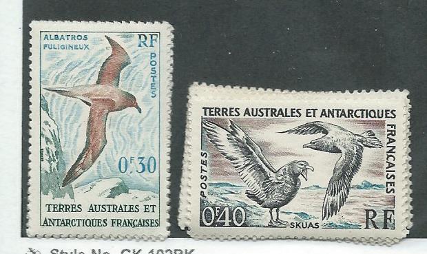 French Southern & Antarctic Territory #12-13 (MNH) CV$1.00