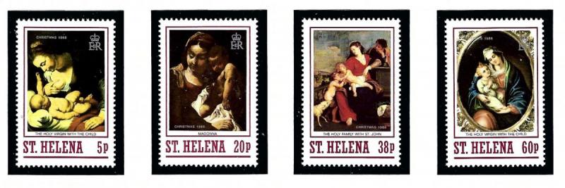 St Helena 497-500 MNH 1988 Christmas