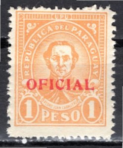 Paraguay; 1935: Sc. # O96: MLH Single Stamp