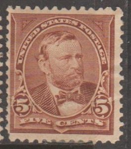 U.S.  Scott #255 Grant Stamp - Mint Single