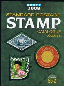 Scott used 2008 Standard Postage Six Volume A to Z  Catalogs Free S/H