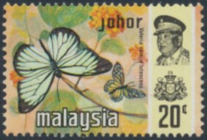 Johore Malaysia   Sc#  826   MVLH   Butterflies    see details  / scans