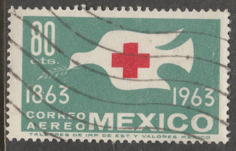 MEXICO C277, Centenary International Red Cross. Used. VF.  (1156)