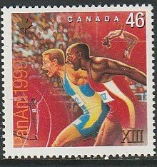 1999 Canada - Sc 1801 - MNH VF - 1 single - Pan American Games - Track & Field