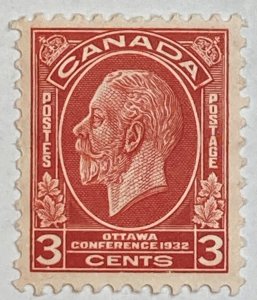 CANADA 1931 #192 King George V 'Admiral' Issue Provisional - MNG