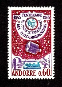 Andorra (Fr.) stamp #167, MH