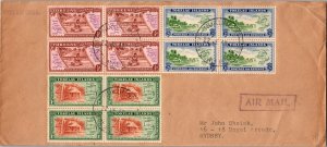1918 Nukunong Tokelau Island Air mail Cover To Sydney NSW Australia