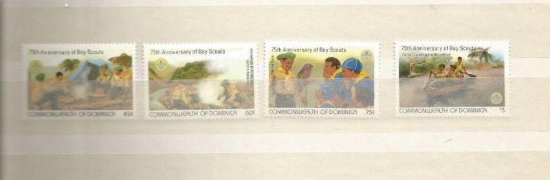 DOMINICA SCOTT 777-80 MNH 