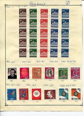 Germany Collection 1956/73 mostly mint 19 pages