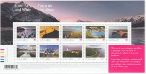 Canada -#3206 From Far And Wide Souvenir Sheet - 2020 - MNH