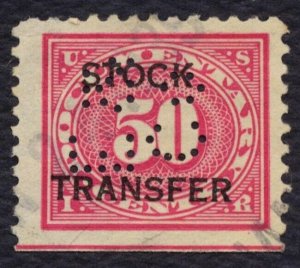 #RD9 50c Stock Transfer, Used [10] **ANY 5=FREE SHIPPING**