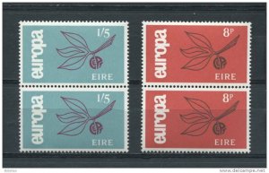 Ireland 1965 Sc 204-5 MNH Pair Europe issue CV $59