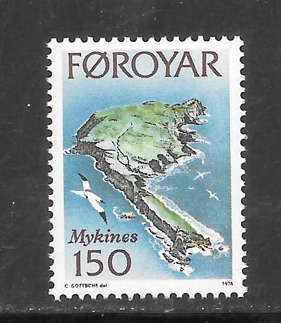 Faroe Islands #34 MNH Single