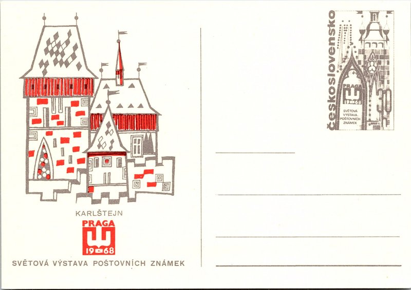 Czechoslovakia, Government Postal Card