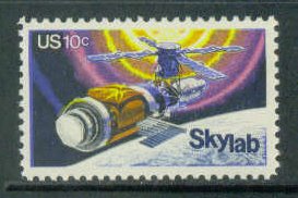 1529 10c Skylab Fine MNH Plt/4 LL 35214 F06557