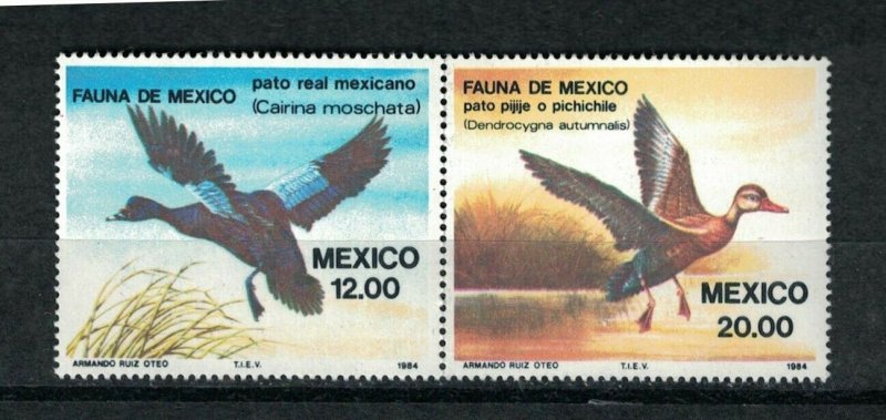 Mexico 1347A - Birds. Set Of 2.  MNH. OG.      #02 MEXI1347As2