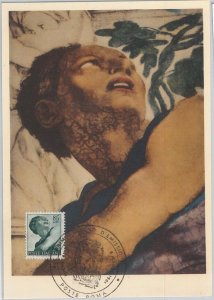 56863 - ITALY - POSTAL HISTORY - MAXIMUM CARD -1961 MICHELANGELO 85 L. - ART-