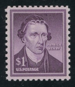 USA 1052 - 1 Dollar Patrick Henry - XF Mint never hinged