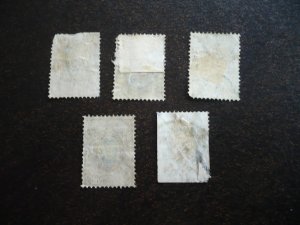 Stamps - Russia - Scott# 26-30 - Used Part Set of 5 Stamps