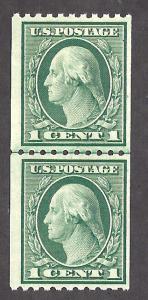 486 Mint,OG,NH... Line Pair... SCV $9.50