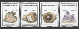 Azerbaijan 1994 Minerals 4 MNH stamps 