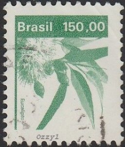 Brazil #1937 1984 150c Green Natural Resources-Eucalyptus USED-VF-NH.