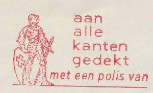 Meter cover Netherlands 1962 Knight - Amersfoort