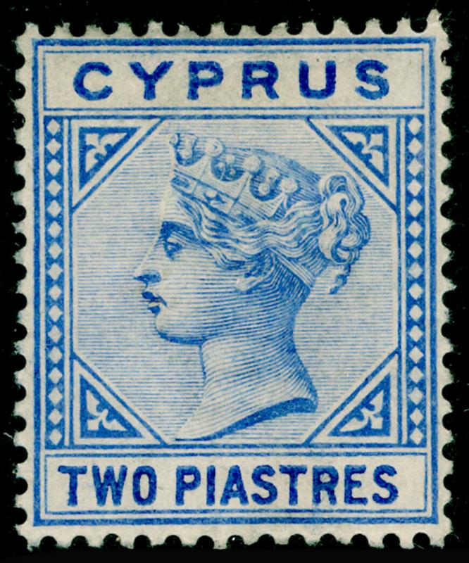 CYPRUS SG34, 2pi ultramarine, M MINT. Cat £14.