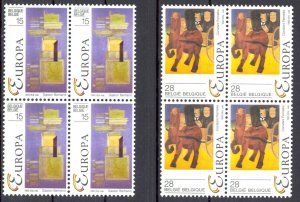 Belgium Sc# 1483-1484 MNH Block/4 1993 Europa