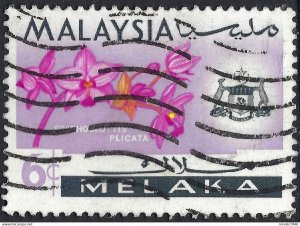 MALAYSIA MALACCA 1965 6c Multicoloured SG64 Used