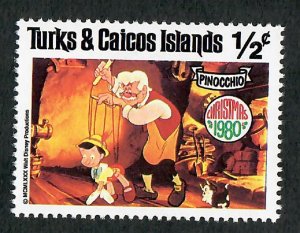 Turks and Caicos #443 Disney Mint Hinged single