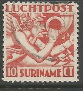 SURINAME C1 USED, ALLEGORY OF FLIGHT