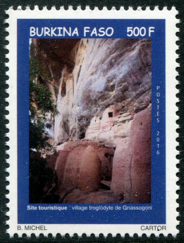 HERRICKSTAMP BURKINA FASO Sc.# 1383 2016 Tourism