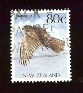 New Zealand 928 80c NZ Falcon bird  used