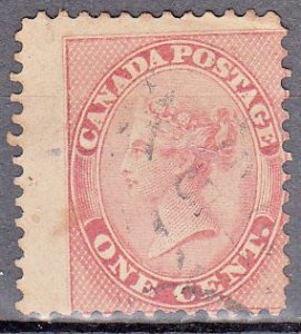 canada  scott no 14  used  discounted in price