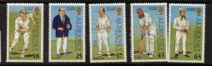 ALDERNEY SGA96/100 1997 CRICKET MNH