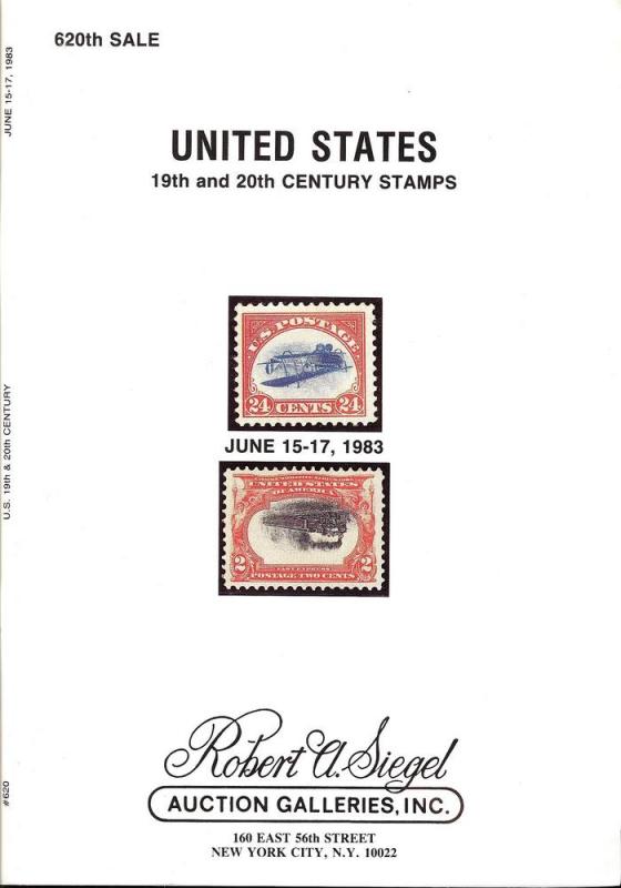 Siegel: Sale # 620  -  United States 19th & 20th Century ...