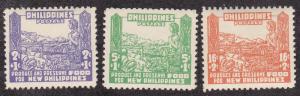 Philippines # NB 1-3, Mint Hinged Set