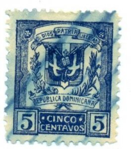 Dominican Republic 1924 #235 U SCV(2022) = $0.25