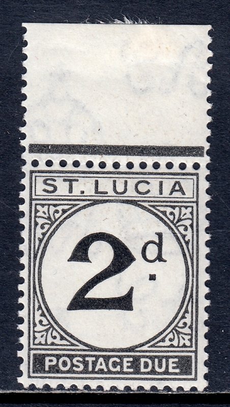 St. Lucia - Scott #J4 - MNH - Hinged in selvage - SCV $40