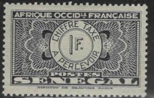 Senegal Scott J29 MH* 1935 postage due