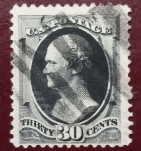 US Scott #154 Used VF Sound Stamp 1871