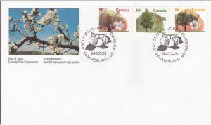 Canada # 1365, 1369, 1373, First Day Cover, Definitives