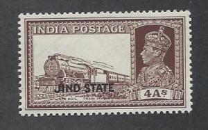 INDIA - JIND SC# 141 VF MNH 1938