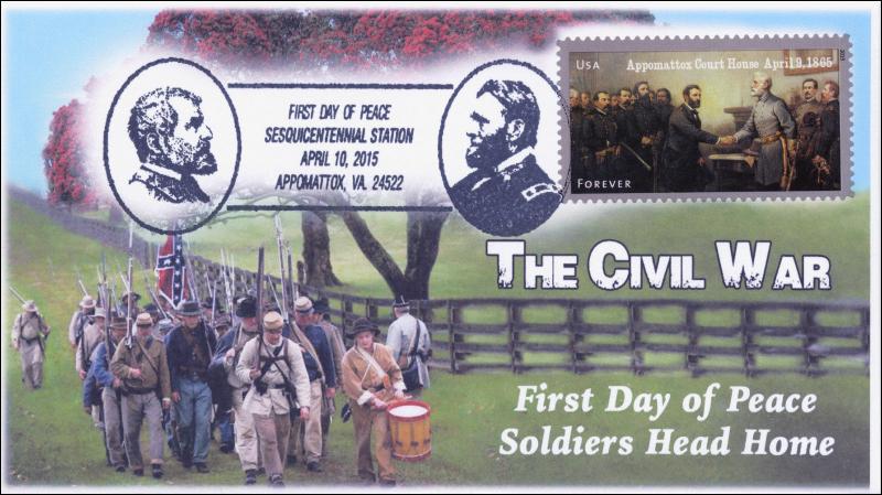 2015, Civil War, First Day of Peace, Appomattox VA, 15-098