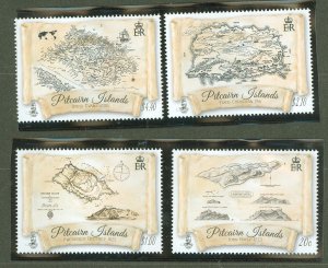 Pitcairn Islands #828-831 Mint (NH) Single (Complete Set)