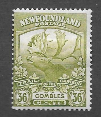 Newfoundland Scott #126   Mint Hinged  Sc. CV. $37.50