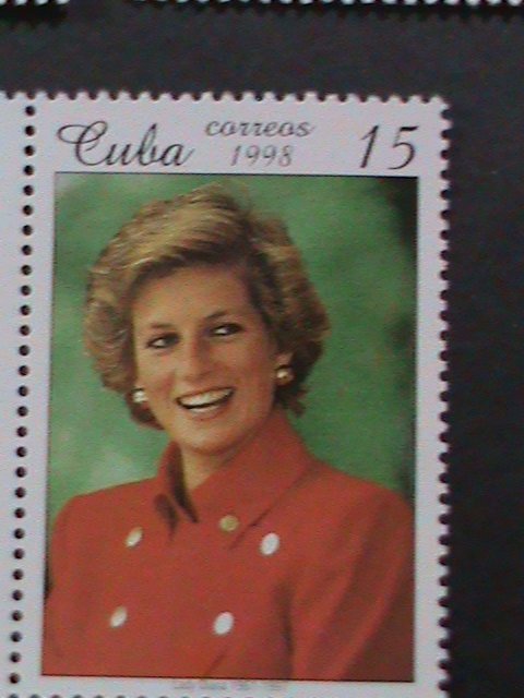 ​CUBA-1998 SC# 3931-7 PRINCESS DIANA-PEOPLE'S QUEEN- MNH -VERY FINE