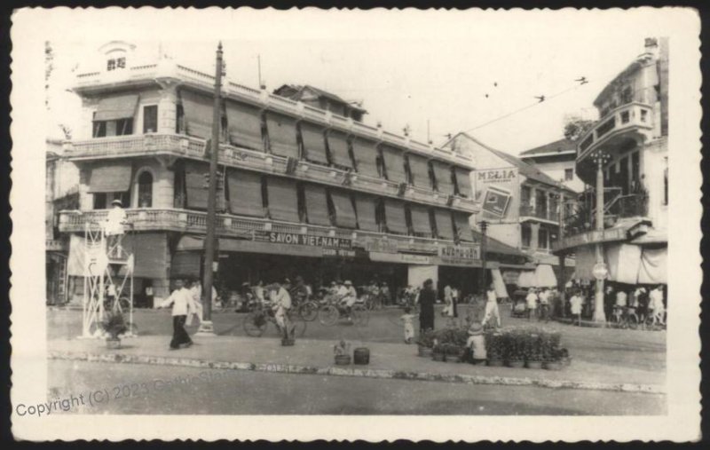 Vietnam Saigon 1957  RPPC Graz Austria Cover G112561